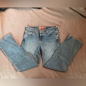 Vintage Mossimo jeans with red stitching